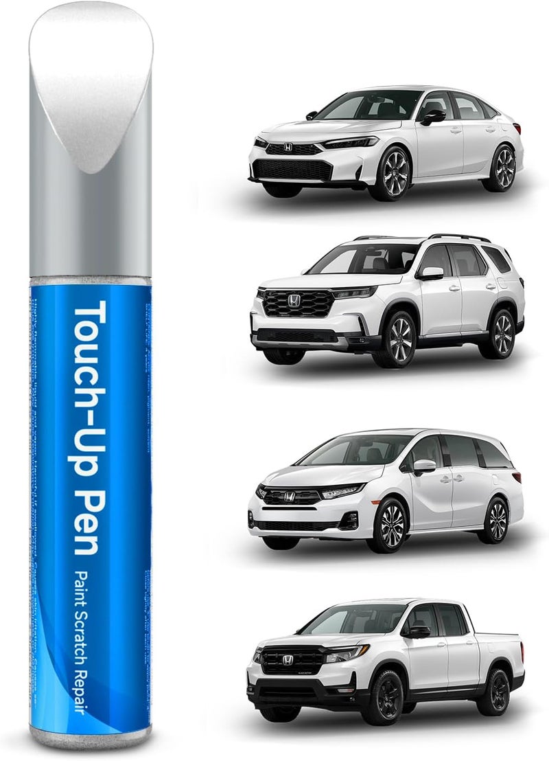 RSACET NH-578 Taffeta White Touch Up Paint Compatible with Honda Exact Match Touch Up Paint Car Scratch Repair - Image 1